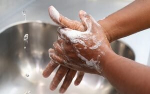 lavagem de mão